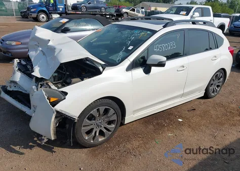 2015 Subaru Impreza 2.0I Sport Premium z USA, uszkodzony, nr VIN JF1GPAY66F8249380